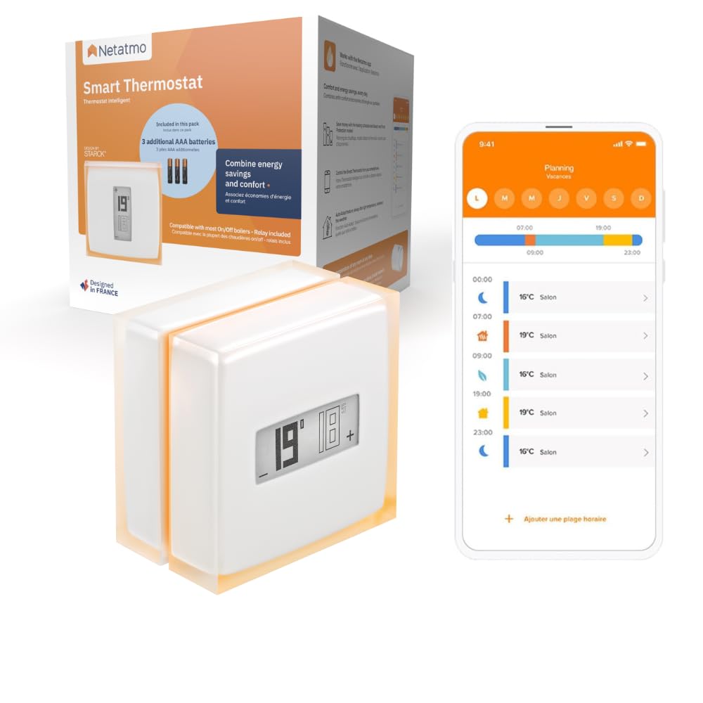 Thermostat Netatmo Énergie (NTH01-AMZ)
